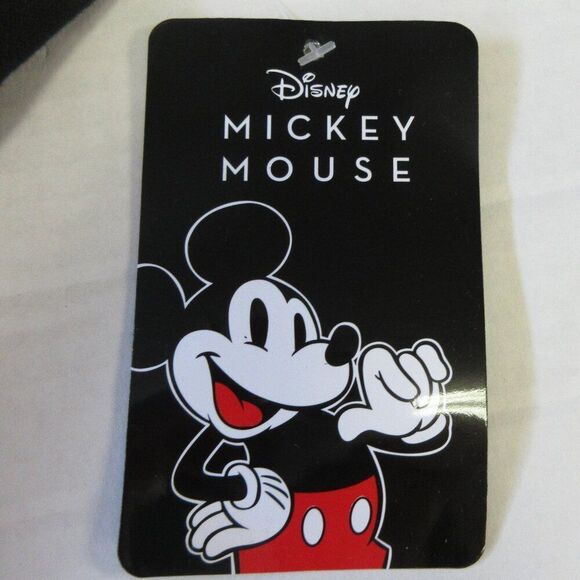 DISNEY Mickey Mouse Skeleton **FLAWED** Hoodie Juniors XL Black Sweatshirt NWT - Picture 6 of 12
